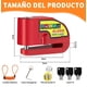 thumbnail image 4 of Candado Disco Con 3 Llaves 110db Sonido Alarma Impermeable Moto Bicicleta Bloqueo Impermeable Freno Disco Candado Modelo Rojo, 4 of 4