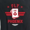thumbnail image 3 of Top Gun: Maverick - Fly Like A Phoenix - Women's Short Sleeve Graphic T-Shirt, 3 of 5