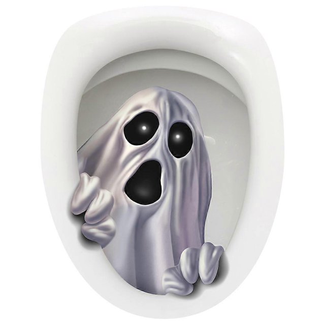 1 Sheet Halloween Sticker Toilet Poster 3d Halloween Sticker Halloween Decor