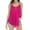 Hot Pink, variant on Mrat Racer Back Tank Tops Womens Tank Tops for Women Pleated Spaghetti Strap Camisole Loose Fitting Casual Sleeveless Flowy Basic Solid Tops S-339 Hot Pink-a XXL