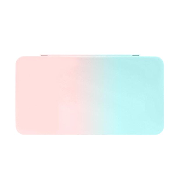 Caja Almacenamiento Tarjetas Juego Caso Tarjeta Hard para 2 () Blue Rosa