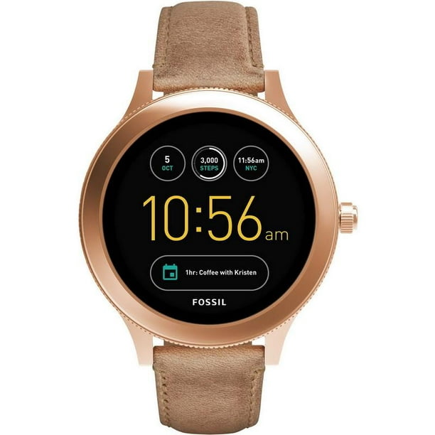 Fossil Gen 3 Smartwatch - Q Venture 45mm Rose Gold-Tone and Light