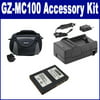 JVC GZ-MC100 Camcorder Accessory Kit includes: SDC-26 Case, SDBNVM200 Battery, SDM-114 Charger