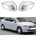 thumbnail image 2 of Applicable to Compatible For Peugeot 301 2012-2018 Car Sticker Rearview Side Mirror Cover Wing Cap Exterior Door Rear View Case Trim Silver Chrome Shell, 2 of 6