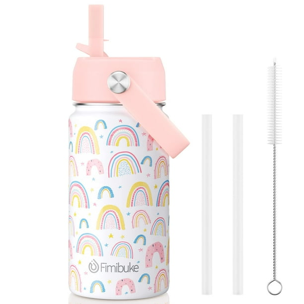 Botella de agua Fimibuke Kids con aislamiento de acero inoxidable de 420 ml
