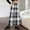 Gray, variant on Womens Flannel Plaid Long Skirts High Waist A Line Flared Pleated Maxi Skirt Dress Casual Vintage Office with Pockets