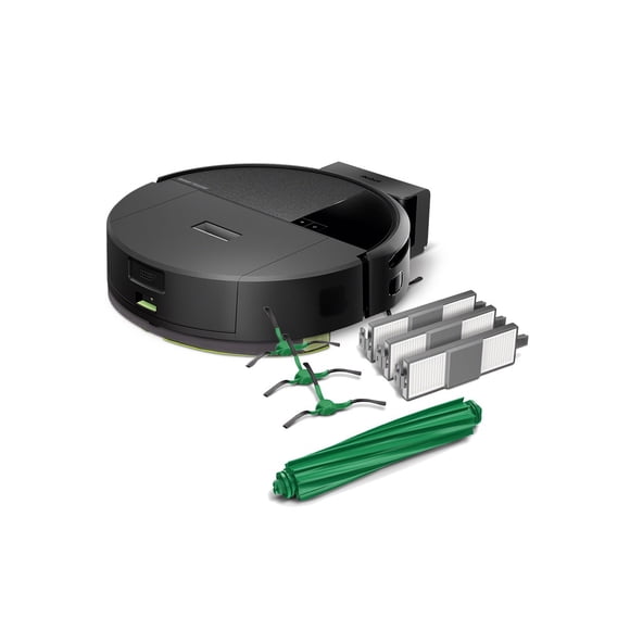 iRobot Roomba 205 Combo DustCompactor aspira y trapea, compacta la suciedad hasta por 60 días, cepillo multisuperficies, navegación ClearView LiDAR, incluye kit de repuestos.