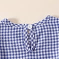 thumbnail image 4 of TOWED22 Newborn Baby Girl Clothes Infant Romper Ruffle Sleeve Jumpsuit Summer Outfits for Girls Blue,3-6 M, 4 of 6