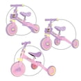 thumbnail image 2 of Triciclo De balance Apache modelo 3 en 1 T0-TTTX rosa, 2 of 3