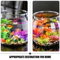 thumbnail image 4 of Shisuyan Small Plastic Fish Tank Clear Round Fish Bowl For Desktop Unbreakable Aquarium For Goldfish And Turtles Reusable Small Aquarium, 4 of 9