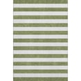 thumbnail image 2 of Addison Rugs Mayfield Washable Transitional Stripes Olive Rectangle Rug, 3' x 5', 2 of 6