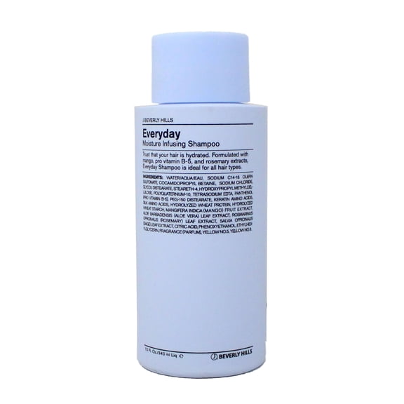 J Beverly Hills Everyday Moisture Infusing Shampoo 12 Ounce