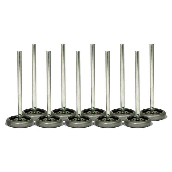 3 Inch 10 Ball Steel Garage Door Roller (7 Inch Stem) (10 Pack)