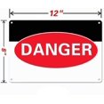 thumbnail image 2 of New Tin Sign Danger High Voltage Vintage Look Reproduction Aluminum Metal Sign 8x12 INCH, 2 of 5