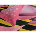 thumbnail image 4 of Ambesonne Queen Bee Quilted Bedspread Set 3 Pcs, Bumblebee Cartoon, Queen Size, Coral Pale Blue Yellow, 4 of 5