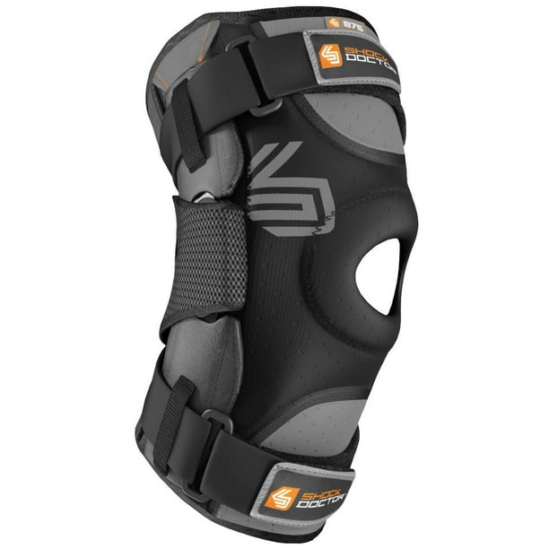 Shock Doctor Ultra Knee Support w/ Bilateral Hinges Black ...