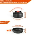 thumbnail image 3 of Gutsdoor Camping Cookware Set Camping Pots Camping Gear Campfire Utensils Non-Stick Cooking Equipment Lightweight Stackable Pot Pan Bowls with Storage Bag for Outdoor Hiking, 3 of 7