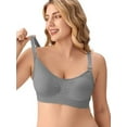 thumbnail image 5 of HBlife 5 Pack Nursing Bras for Breastfeeding Womens Maternity Bras Seamless Wireless Sleeping Bra with Bra Extenders, 5 of 6