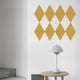 thumbnail image 4 of Pegatinas de pared para espejo, 16 piezas hexagonales decorativas de bricolaje de plástico acrílico hexagonal 9cm, 4 of 9
