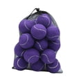 thumbnail image 4 of 20 pelotas de tenis elásticas de 6,35 cm de diámetro, resistentes al desgaste, para entrenamiento. Púrpura, 4 of 9