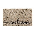 thumbnail image 1 of 18x30" Welcome Terrazo Recycled rubber Doormat, 1 of 5