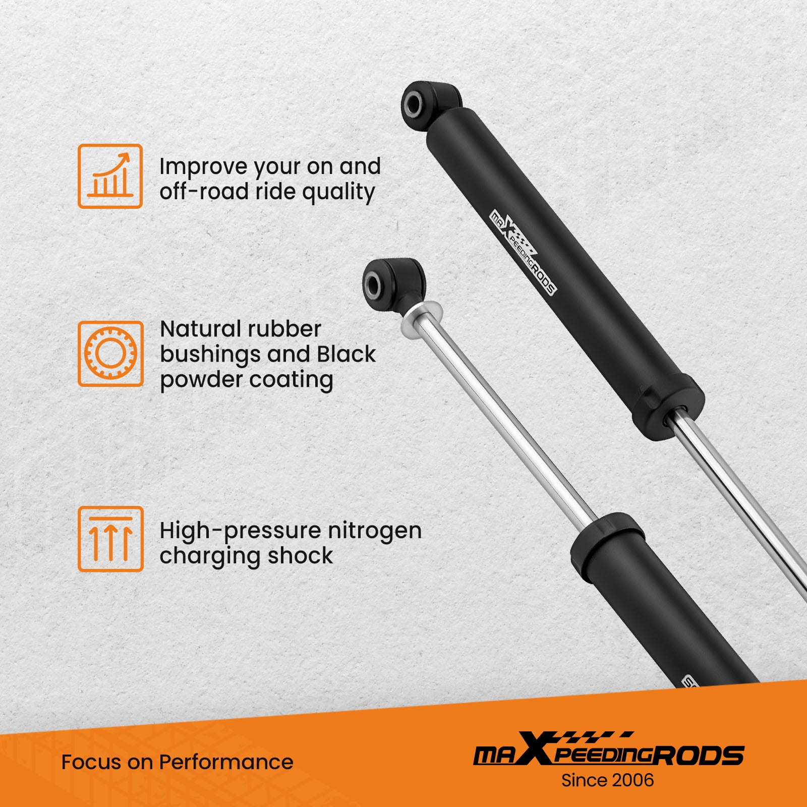 maXpeedingrods 2” Leveling Lift Kit w/Shocks for Ford F-150 2WD/4WD 2009-2020