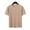 Khaki, variant on WIZUTIZ Mens Textured Shirts Crew Neck Short Sleeve T Shirt Solid Casual Quick Dry Summer Shirts Comfy Soft Travel Shirt