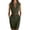 #0074-Green, variant on Women's V Neck Sleeveless Belted Blazer Dress Casual Office Style Lightweight Breathable Elegant Summer Dress