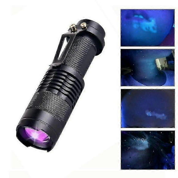 Lightweight Hand-Held Wood's Lamp Wavelength Ultraviolet Diagnostic UV Skin Fungal Detection Analyzer +Flashlight Function Botao