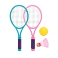 thumbnail image 3 of Raquetas de bádminton Zulema para niños empuñadura cómoda playa Portátil, 3 of 8