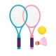 thumbnail image 3 of Raquetas de bádminton Zulema para niños empuñadura cómoda playa Portátil, 3 of 8