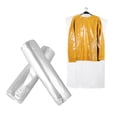 thumbnail image 1 of Yardwe 50 bolsas de plástico para ropa, fundas antipolvo, bolsas transparentes para guardar ropa en tiendas de trajes, 1 of 7