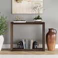 thumbnail image 4 of Evelyn&Zoe Modern Farmhouse 36" Wide Alder Brown Console Table, 4 of 7