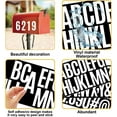 thumbnail image 4 of 24 Sheets 384 Pcs Vinyl Letter Stickers,3 inch Self-Adhesive Alphabet Numbers Stickers Waterproof Mailbox Numbers Sticker letters for Mailboxes, Window, Door,Signs,Cars,Boats, Business, Address Numbe, 4 of 16