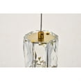 thumbnail image 4 of Polaris LED light gold Pendant Clear Royal Cut Crystal, 4 of 5