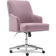 thumbnail image 1 of Scranton & Co Chaise de Bureau Moderne en Tissu/acier Inoxydable, Lilas/chrome, 1 of 10