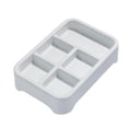 thumbnail image 2 of iDesign Gray Eco BPA-Free Recycled Plastic 5-Compartment Organizer Insert - 7.6" x 11.1" x 2.5", 2 of 3