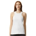 thumbnail image 3 of American Apparel Women's CVC Tank, Nice Fit Sleeveless Tank Top, White, Size S, Pack of 6, 3 of 8