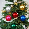 thumbnail image 3 of Christmas Ball Ornaments 1 Pcs - 6 inch Extra Large Shatterproof Christmas Balls, MattDecorations Indoor, Classic Holiday Hanging Ornaments for Xmas Tree, Wreath, Vines, Silver, 3 of 9