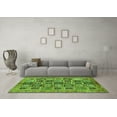 thumbnail image 3 of Ahgly Company Indoor Rectangle Abstract Green Modern Area Rugs, 7' x 9', 3 of 4