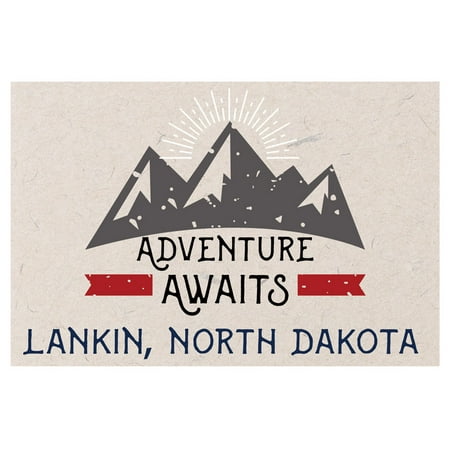 

Lankin North Dakota Souvenir 2x3 Inch Fridge Magnet Adventure Awaits Design
