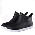 thumbnail image 2 of Botas de lluvia de moda para hombres con cubierta de algodón desmontable zapatos suaves y cómodos botas cortas antideslizantes, 2 of 5