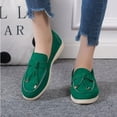 thumbnail image 5 of New Women Loafers Shoes Brand Casual Flat Shoes Leather Cashmere Single Shoes Ladies Walking Non Slip Chaussure Femme, 5 of 6