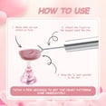 thumbnail image 2 of Juego de esmaltes de uñas en gel Magnet for Cat Eye en forma de corazón (3 piezas), 2 of 8