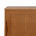 thumbnail image 4 of Harper Armoire de Rangement Basse Moderne en Bois Franc Massif de 30 Pouces de Large, Brun Teck, 4 of 11