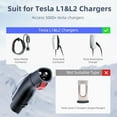 thumbnail image 3 of Tesla to J1772 Adapter, Fit for All J1772 EVs Charger Adapter, Max 60 Amp & 250V AC, Compatible with Tesla Mobile/Wall Connector/Destination Charging Station [Only for J1772 EVs User], 3 of 7