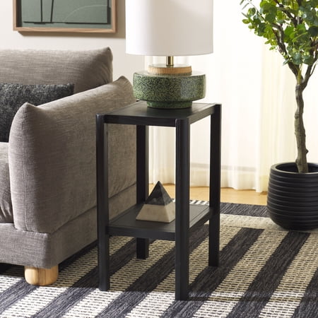 Safavieh Hendro Traditional Wood Accent Table Black