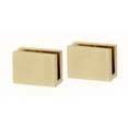 thumbnail image 4 of Alno Inc Contemporary II Shelf Brackets Only with Brass Construction (Set of 2), 4 of 5