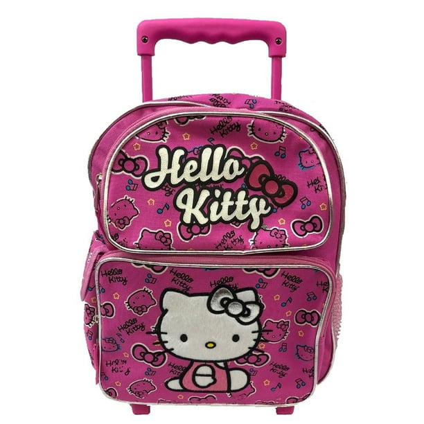 Grupo Ruz Backpack Hello Kitty Small Rolling 12 inch Faces