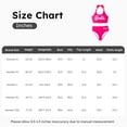thumbnail image 6 of Barbie Womens Halter Swimsuits Roseo Letter Print Two Pieces Swimset Sizes XL, 6 of 8